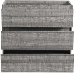 Fresca FCB9336HA Fresca Lazzaro 36" Glossy Ash Gray Free Standing Modern Bathroom Cabinet