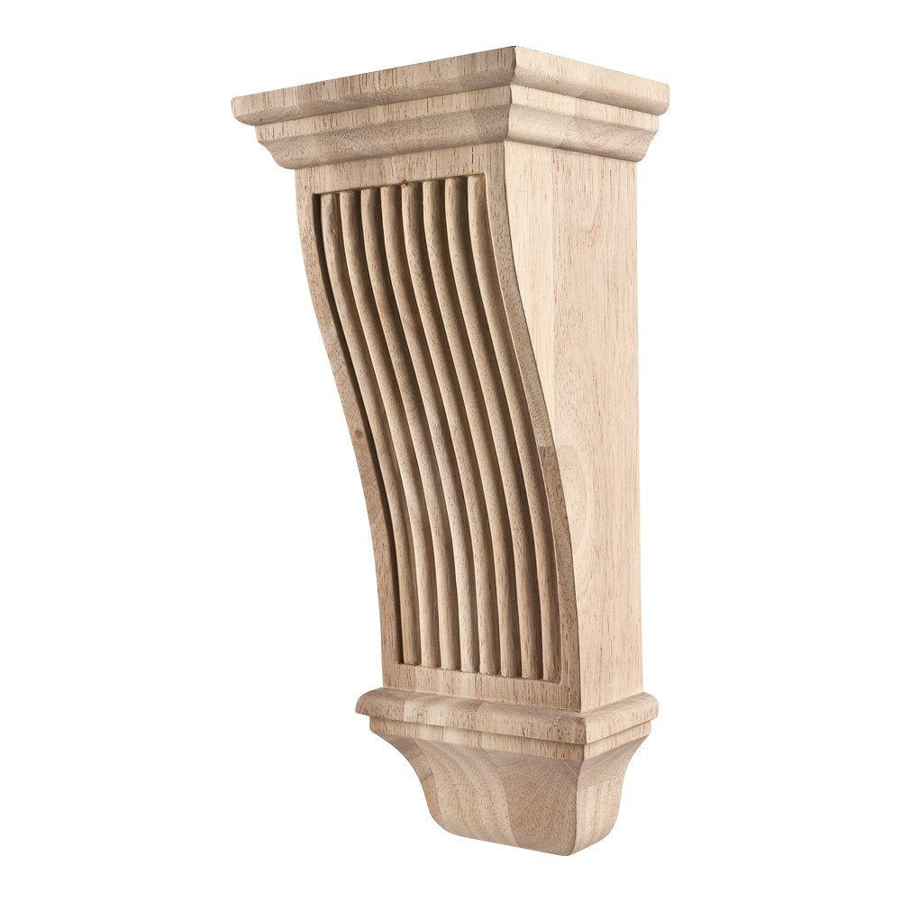 Hardware Resources COR20-2MP 6" W x 5" D x 14" H Maple Renaissance Reed Corbel