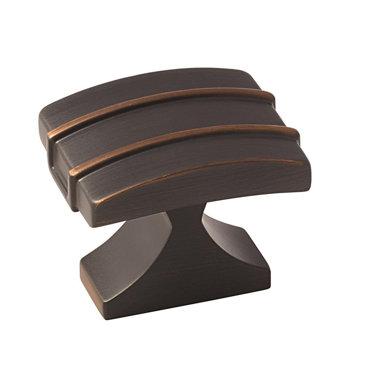 Amerock Cabinet Knob Oil Rubbed Bronze 1-1/2 inch (38 mm) Length Davenport 1 Pack Drawer Knob Cabinet Hardware