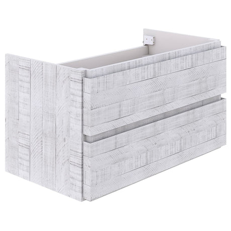 Fresca FCB3136RWH Fresca Formosa 35" Wall Hung Modern Bathroom Cabinet in Rustic White