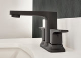 Gerber D307070BS Tribune Two Handle Centerset Bathroom Faucet - Satin Black