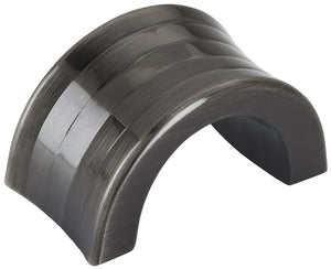 Amerock Cabinet Finger Pull Gunmetal 1-1/4 inch (32 mm) Center to Center Concentric 1 Pack Drawer Pull Drawer Handle Cabinet Hardware