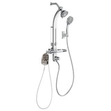 PULSE ShowerSpas 1070-CH Nirvana Stainless Steel Brushed ShowerSpa, Chrome