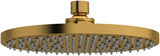 Riobel 468-WS 1.75 GPM Single Function Rain Shower Head - Brushed Gold