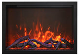 Amantii TRD-44-BESPOKE Traditional Bespoke - 44" Indoor / Outdoor Electric Insert Featuring, WiFi Compatibility, Bluetooth Connectivity, Multi Function Remote, and a Selection of Media Options