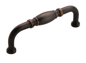 Amerock Cabinet Pull Oil Rubbed Bronze 3-3/4 inch (96 mm) Center to Center Granby 1 Pack Drawer Pull Drawer Handle Cabinet Hardware