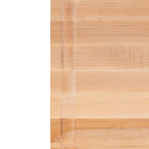 John Boos AUJUS2015 Au Jus Maple Wood Cutting Board for Kitchen Prep, 20 x 15 Inches, 1.5 Inches Thick Edge Grain Charcuterie Block with Juice Grooves 20X15X1.5 MPL-EDGE GR-AU JUS BRD-