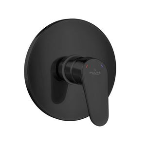 PULSE ShowerSpas 3001-RIV-PB-MB Tru-Temp Mixing Valve, Pressure Balance Rough-In Valve Trim Kit, Round, 1/2" NPT, Matte Black