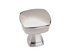 Amerock Cabinet Knob Polished Chrome 1-1/4 inch (32 mm) Length Stature 1 Pack Drawer Knob Cabinet Hardware