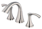 Gerber D304222BN Brushed Nickel Antioch Two Handle Widespread Lavatory Faucet