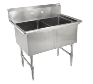 John Boos 2B16204 B Series Stainless Steel Sink, 14