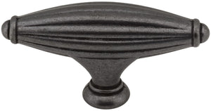 Jeffrey Alexander 618L-BNMDL 2-15/16" Distressed Pewter Glenmore Cabinet "T" Knob