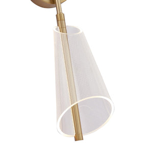 Kuzco WS62629-BG/LG MULBERRY 29" WS BRUSHED GOLD LIGHT GUIDE  31W LED 90 3000K DC LED