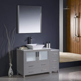 Fresca FVN6236GR-VSL Fresca Torino 36" Gray Modern Bathroom Vanity w/ Vessel Sink