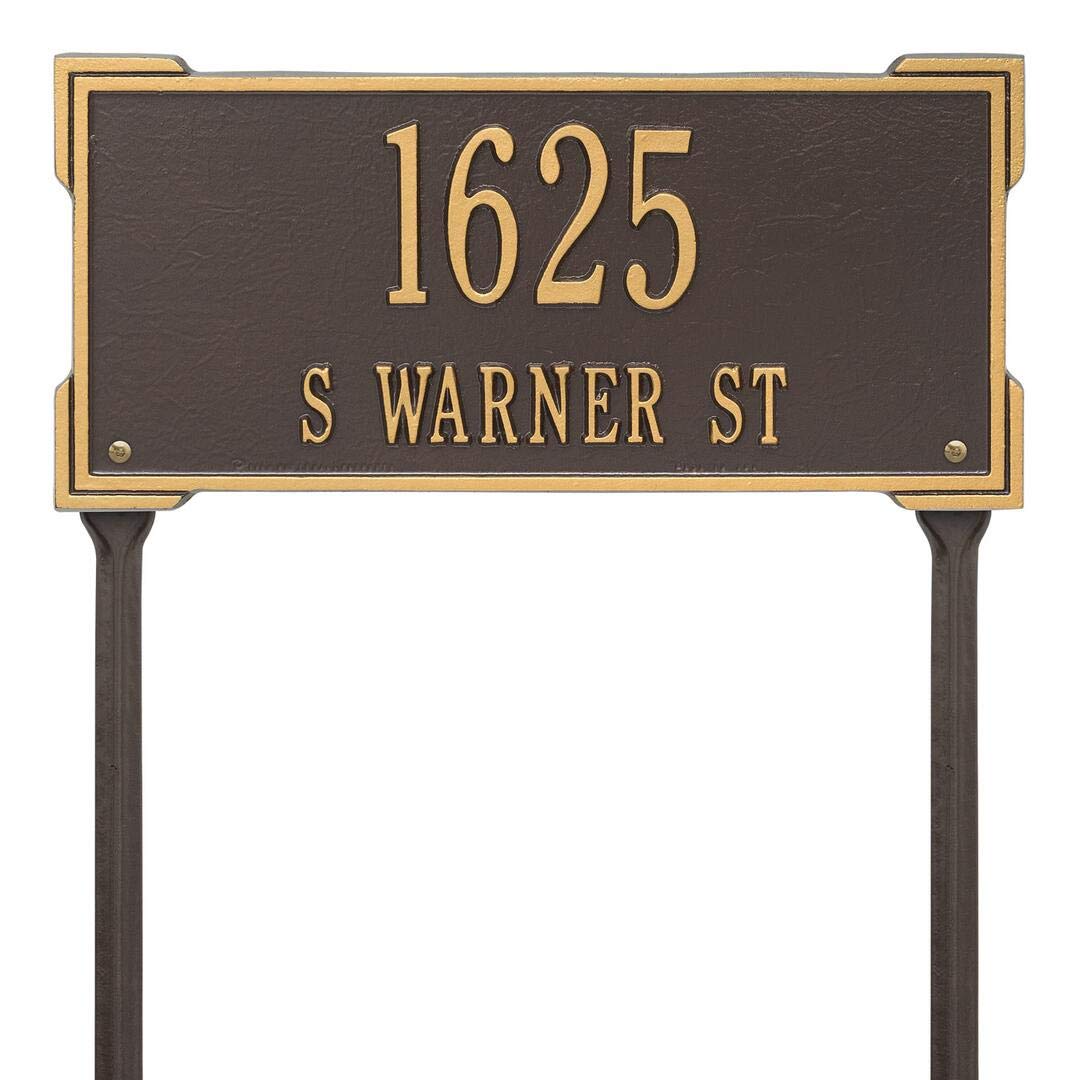 Whitehall 1124OG - Personalized Roanoke Plaque - Standard -Lawn - 2 Line