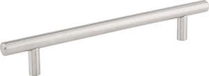 Elements 218SS 160 mm Center-to-Center Hollow Matte Black Stainless Steel Naples Cabinet Bar Pull