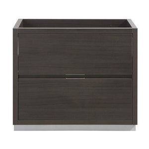 Fresca FCB8436GG Fresca Valencia 36" Dark Slate Gray Free Standing Modern Bathroom Cabinet