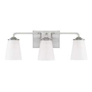 Capital Lighting 114131BN-331 Braylon 3 Light Vanity Brushed Nickel