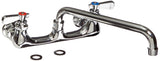 John Boos PBF-10-SLF Low-Lead Heavy Duty Splashmount Faucet, for ProBowl Sinks, Low-Lead, 10" Swing Spout