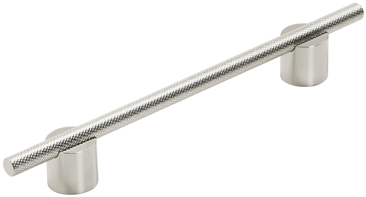 Amerock Cabinet Pull Polished Nickel 6-5/16 inch (160 mm) Center to Center Transcendent 1 Pack Drawer Pull Drawer Handle Cabinet Hardware