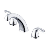 Gerber G0043377 Chrome Viper Two Handle Widespread Lavatory Faucet W/out Drain 1.2GPM