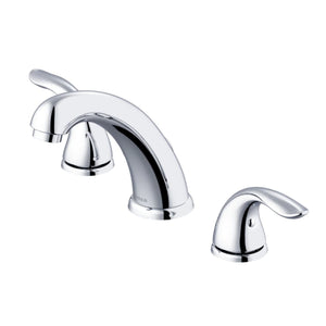 Gerber G0043377 Chrome Viper Two Handle Widespread Lavatory Faucet W/out Drain 1.2GPM