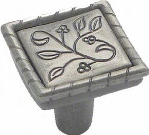 Amerock BP4466WN Vineyard 1-1/8 in (29 mm) Length Weathered Nickel Cabinet Knob