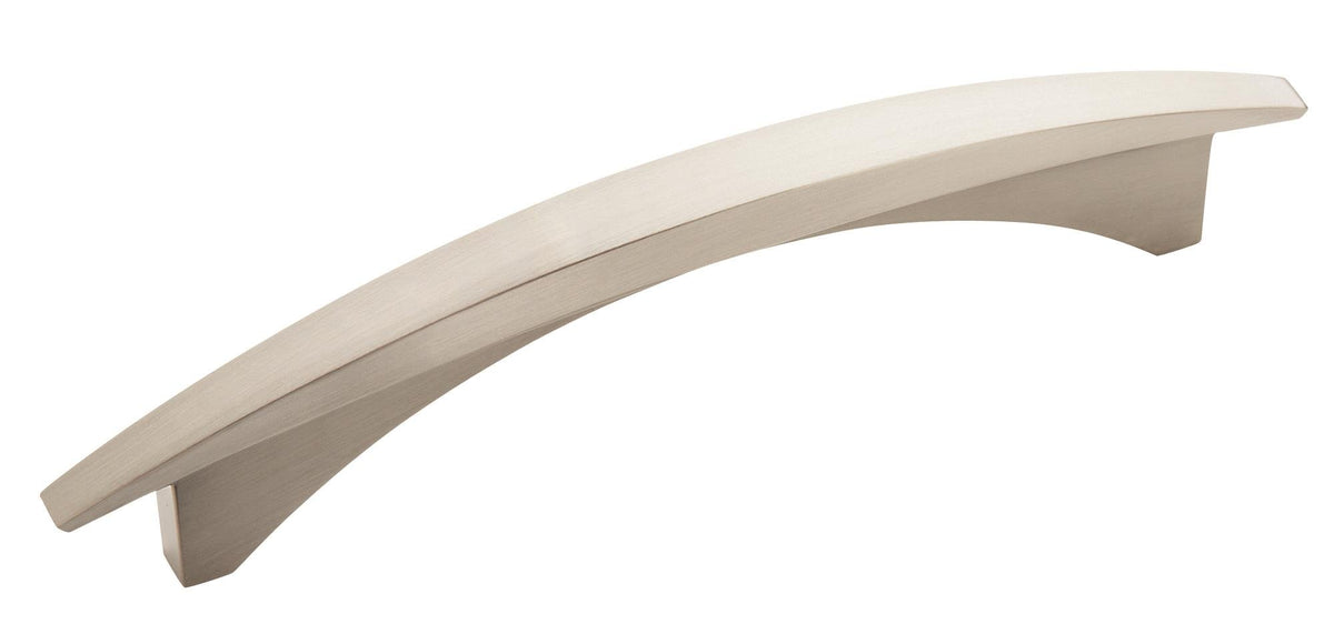 Amerock Cabinet Pull Satin Nickel 5-1/16 inch (128 mm) Center to Center Essential'Z 1 Pack Drawer Pull Drawer Handle Cabinet Hardware