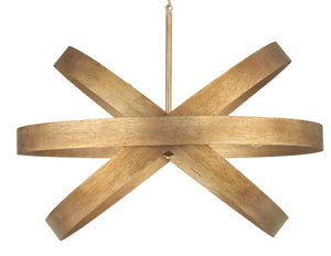 Capital Lighting 439061ML Jude 6 Light Chandelier Mystic Lustre