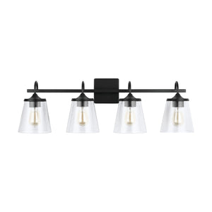 Capital Lighting 139142MB-496 Jayne 4 Light Vanity Matte Black