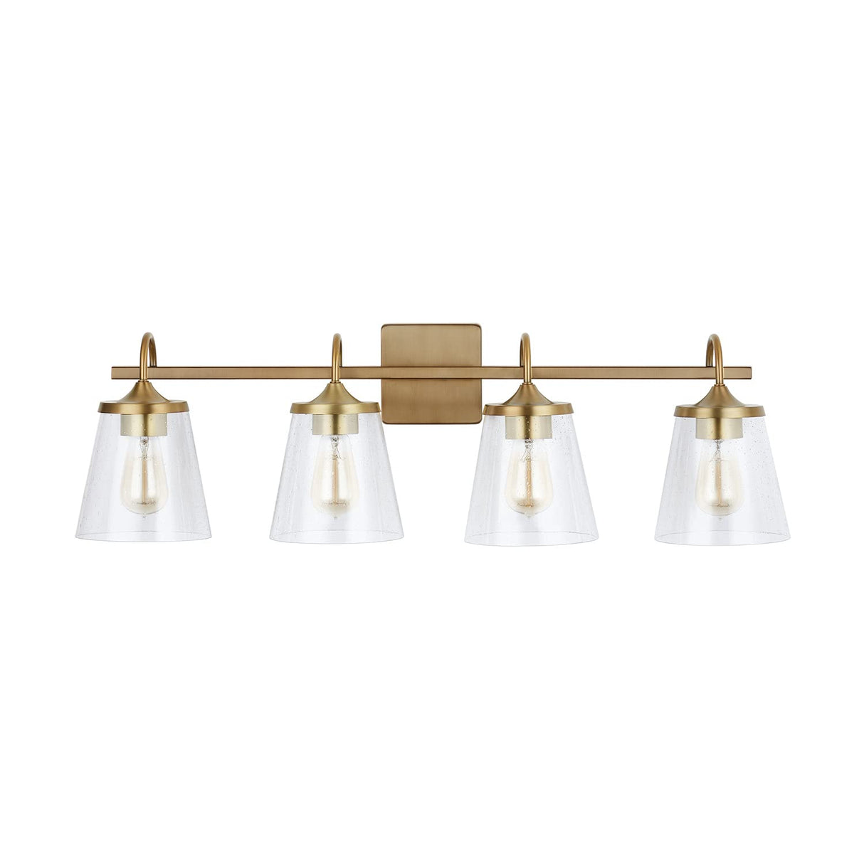 Capital Lighting 139142AD-496 Jayne 4 Light Vanity Aged Brass