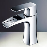 Fresca FFT3071CH Fresca Fortore Single Hole Mount Bathroom Vanity Faucet - Chrome