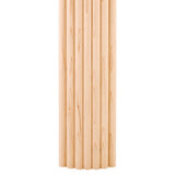 Hardware Resources CC5OK 3/4" D x 2-5/8" H Oak Reed Corner Moulding