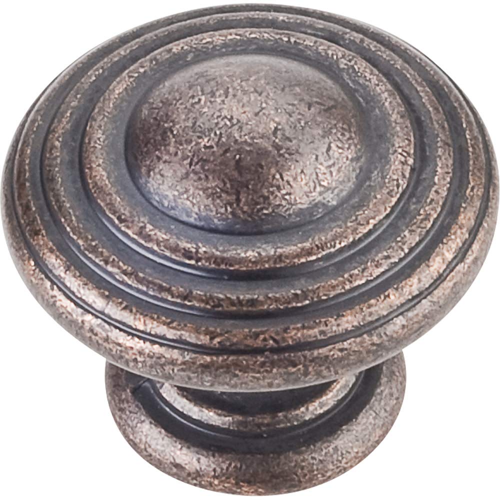 Jeffrey Alexander 137DMAC 1-1/4" Diameter Distressed Oil Rubbed Bronze Stacked Bremen 2 Cabinet Knob