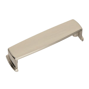 Amerock Cabinet Cup Pull Polished Nickel 3-3/4 inch (96 mm) Center to Center Kane 1 Pack Drawer Pull Drawer Handle Cabinet Hardware
