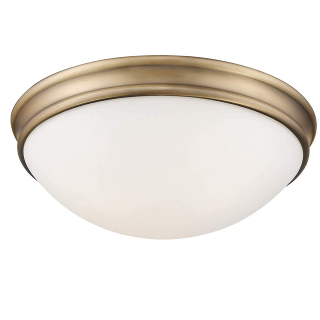 Millennium Lighting 5225-BN 3 Light 14" Wide Flush Mount Bowl Ceiling Fixture