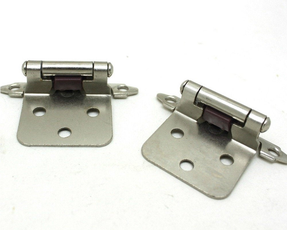 Hardware Resources P5011SN-R Traditional 1/2" Overlay Hinge with Screws - Satin Nickel