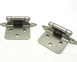 Hardware Resources P5011SN-R Traditional 1/2" Overlay Hinge with Screws - Satin Nickel