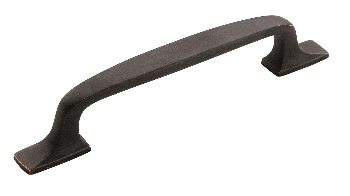 Amerock Cabinet Pull Dark Oiled Bronze 5-1/16 inch (128 mm) Center to Center Highland Ridge 1 Pack Drawer Pull Drawer Handle Cabinet Hardware