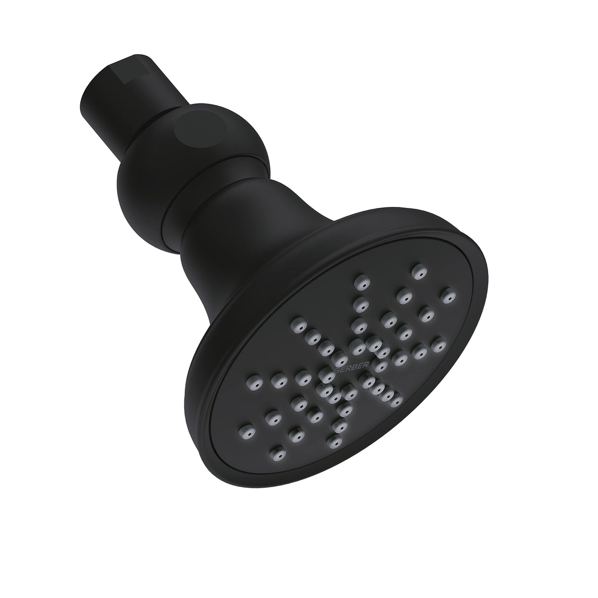 Gerber D460053BS Mono Round 3 1/2" Single Function Showerhead, 2.0GPM - Satin Black