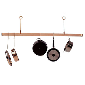 Enclume PR1848 CP 48" Offset Hook Ceiling Bar w/ 12 Hooks CP