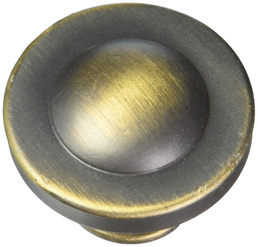 Jeffrey Alexander Z111-ABSB 1-1/4" Diameter Antique Brushed Satin Brass Cordova Cabinet Knob