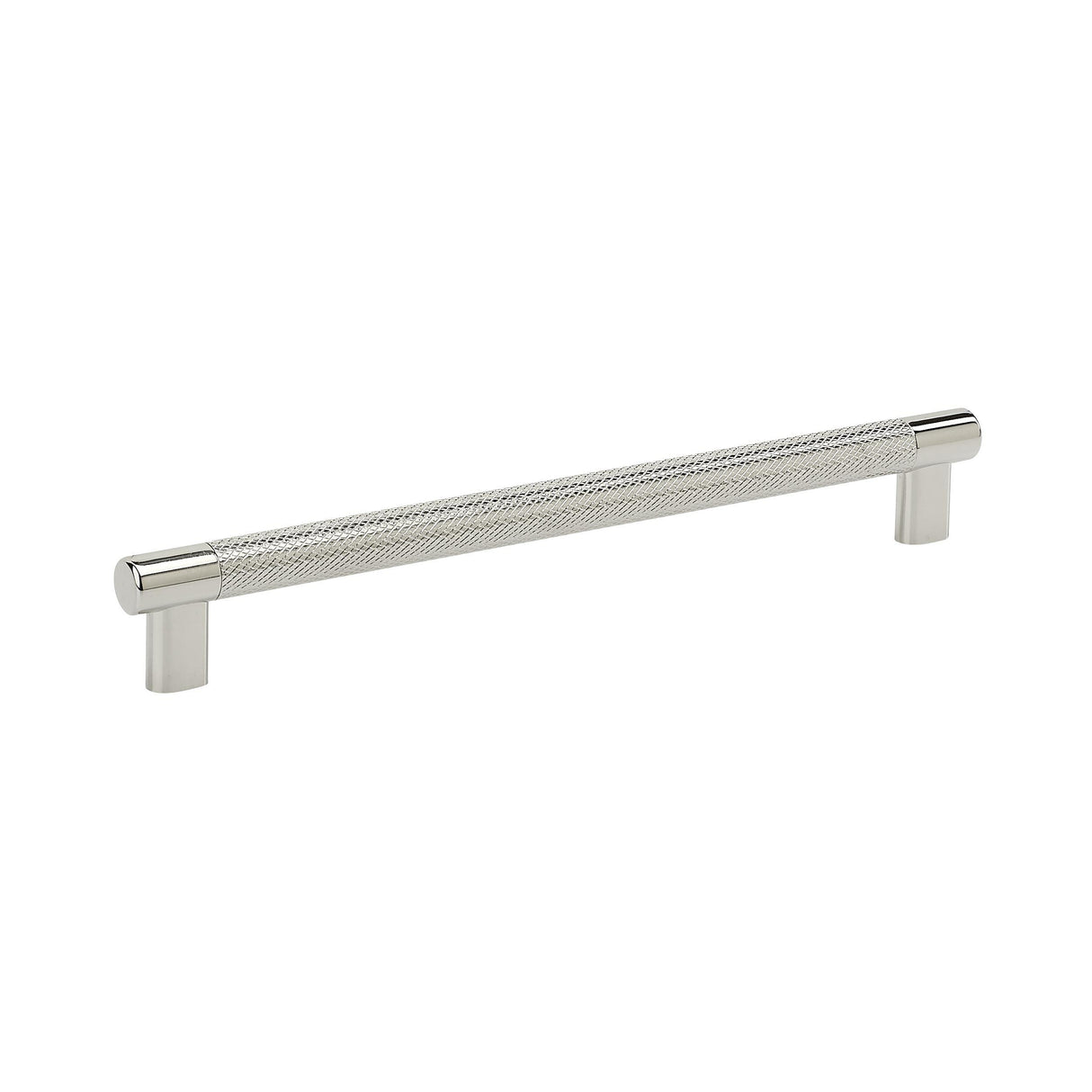Amerock Kitchen Cabinet Pull Polished Nickel 10-1/16 in (256 mm) Center-to-Center Bronx 1 Pack Furniture Hardware Cabinet Handle Bathroom Drawer Pull