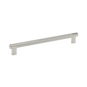 Amerock Kitchen Cabinet Pull Polished Nickel 10-1/16 in (256 mm) Center-to-Center Bronx 1 Pack Furniture Hardware Cabinet Handle Bathroom Drawer Pull
