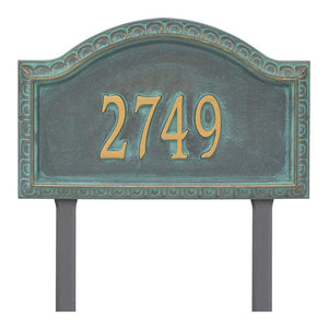 Whitehall 3132BV - Personalized Penhurst Plaque - Grande - lawn- 1 Line