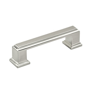 Amerock Cabinet Pull Satin Nickel 3 inch (76 mm) Center to Center Appoint 1 Pack Drawer Pull Drawer Handle Cabinet Hardware