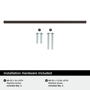 Amerock BP36911ORB Oil-Rubbed Bronze Cabinet Pull 12-5/8 inch (320mm) Center-to-Center Cabinet Hardware Monument Furniture Hardware Drawer Pull