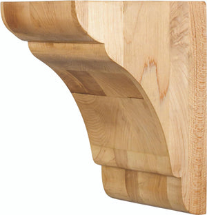 Hardware Resources COR33-2ALD 5" W x 6" D x 10" H Alder Minimalist Corbel
