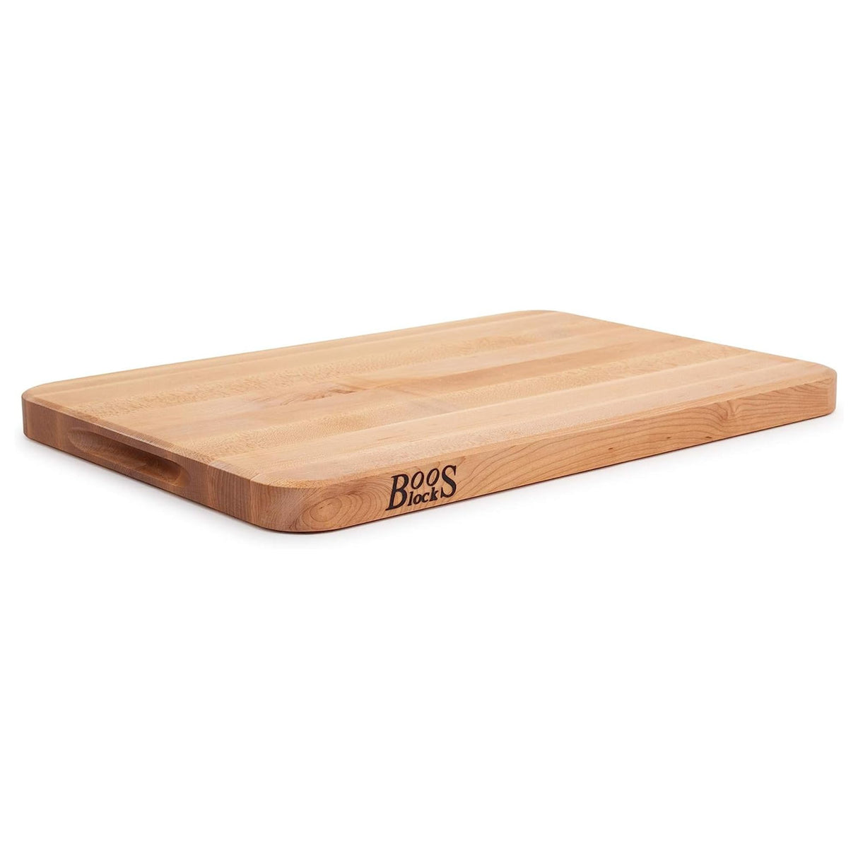 John Boos MPL2014125G Chop-N-Slice Maple Wood Cutting Board for Kitchen Prep, 1.25" Thick, Large, Edge Grain, Charcuterie Block, 20" x 14", Reversible 20X14X1.25 MPL-EDGE GR-REV-