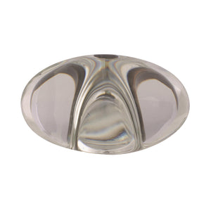 Amerock Cabinet Knob Clear/Oil-Rubbed Bronze 1-3/4 inch (44 mm) Length Glacio 1 Pack Drawer Knob Cabinet Hardware